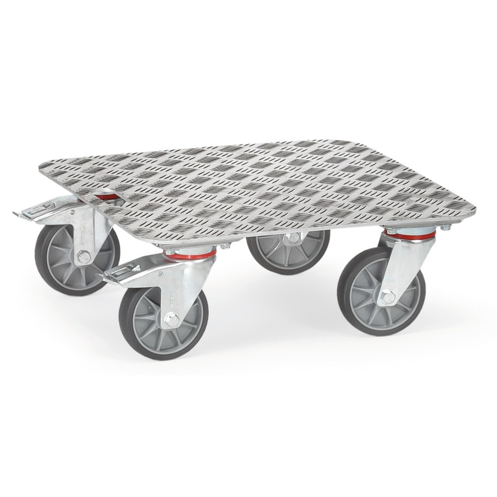Produktabbildung: fetra® Kistenroller - ALU-Quintettblech