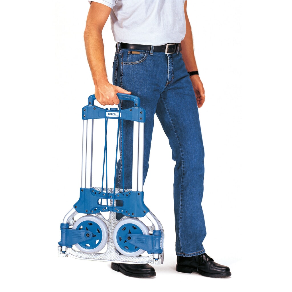 Produktabbildung Nr. 3: fetra® Klappbare Alu-Transportkarre, Tragkraft 125 kg, Schaufel BxT 480 x 320 mm