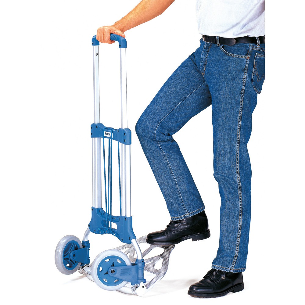 Produktabbildung Nr. 3: fetra® Klappbare Alu-Transportkarre, Tragkraft 125 kg, Schaufel BxT 480 x 320 mm