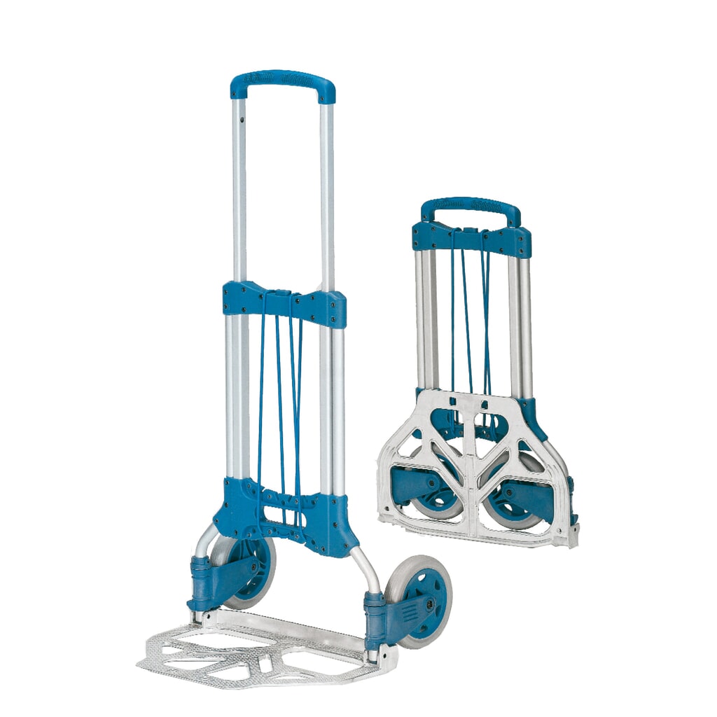 fetra® Klappbare Alu-Transportkarre, Tragkraft 125 kg, Schaufel BxT 480 x 320 mm Produktabbildung Nr. 5: fetra® Klappbare Alu-Transportkarre, Tragkraft 125 kg, Schaufel BxT 480 x 320 mm