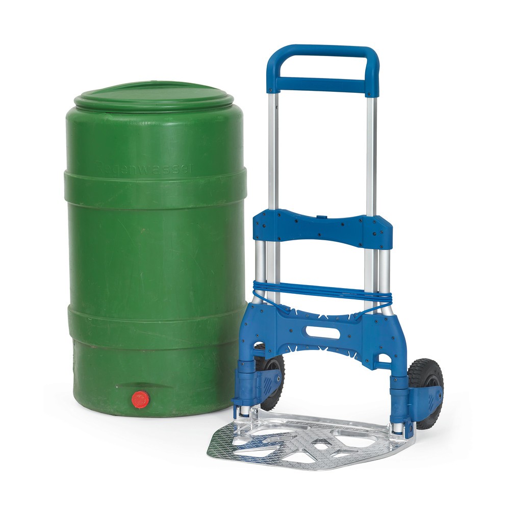 Produktabbildung Nr. 2: fetra® Klappbare Alu-Transportkarre, Tragkraft 250 kg, Schaufel BxT 595 x 450 mm