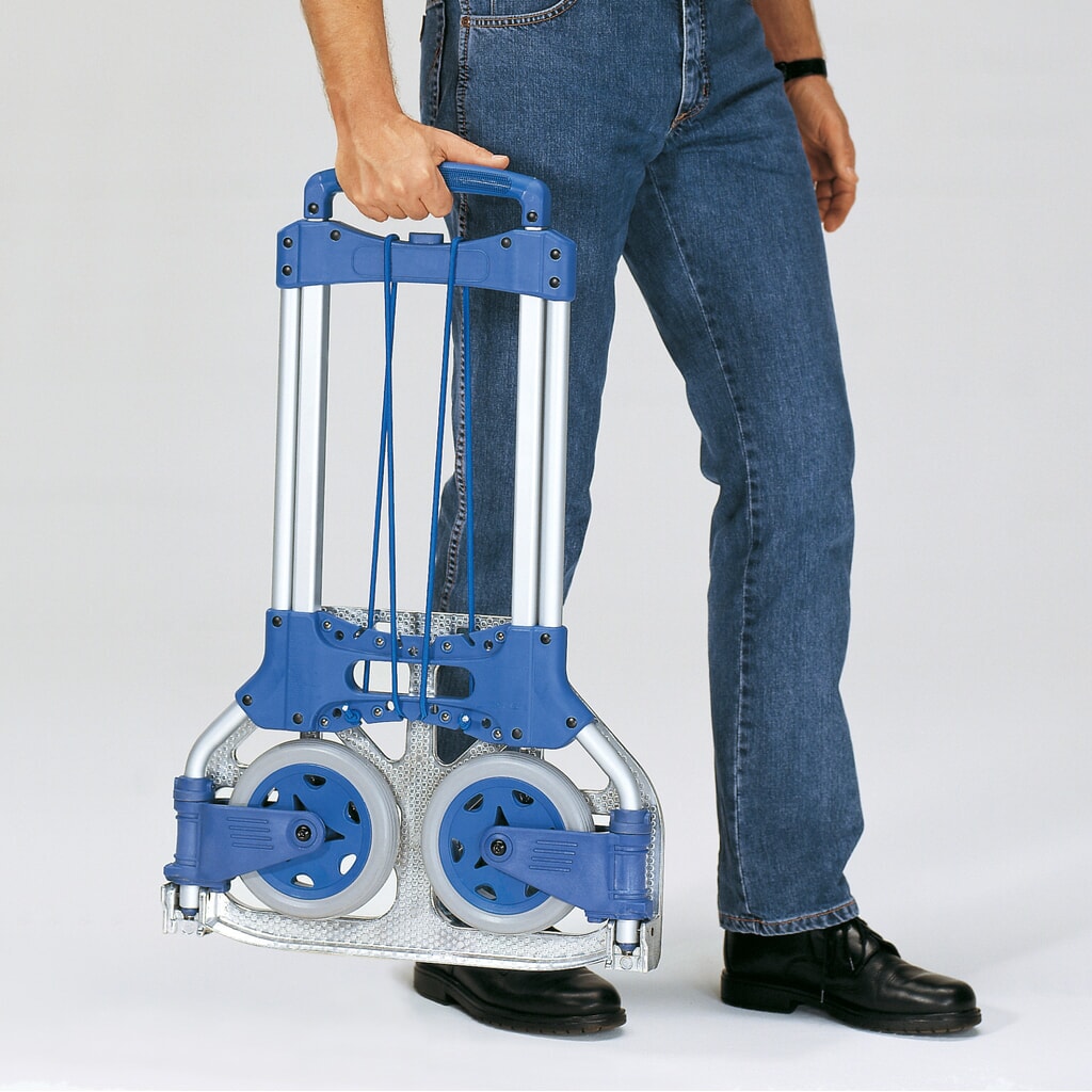Produktabbildung Nr. 7: fetra® Klappbare Alu-Transportkarre, Tragkraft 125 kg, Schaufel BxT 480 x 320 mm