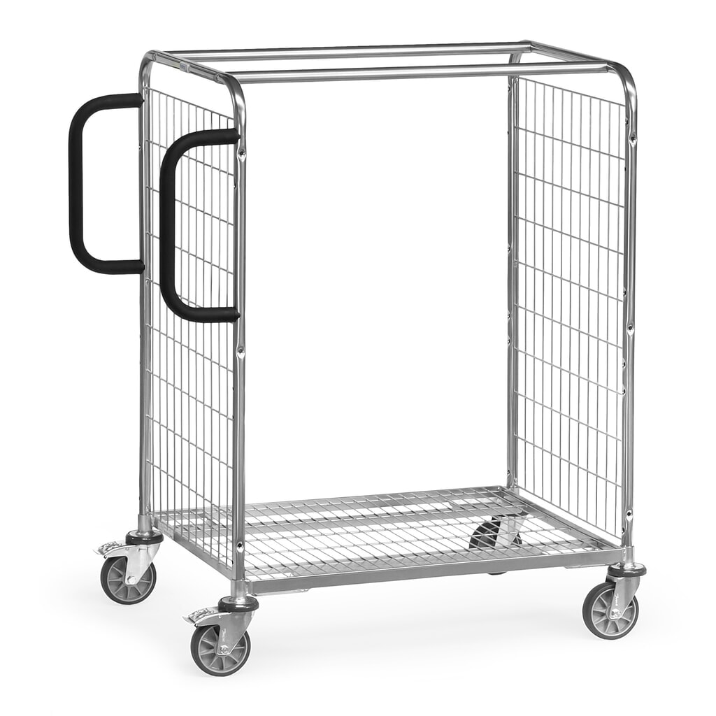 fetra® Kommissionierwagen, HxBxT 1.225 x 690 x 1.091 mm, TK 300 kg Produktabbildung: fetra® Kommissionierwagen, HxBxT 1.225 x 690 x 1.091 mm, TK 300 kg