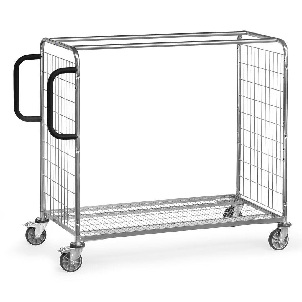 fetra® Kommissionierwagen, HxBxT 1.225 x 690 x 1.491 mm, TK 300 kg Produktabbildung: fetra® Kommissionierwagen, HxBxT 1.225 x 690 x 1.491 mm, TK 300 kg