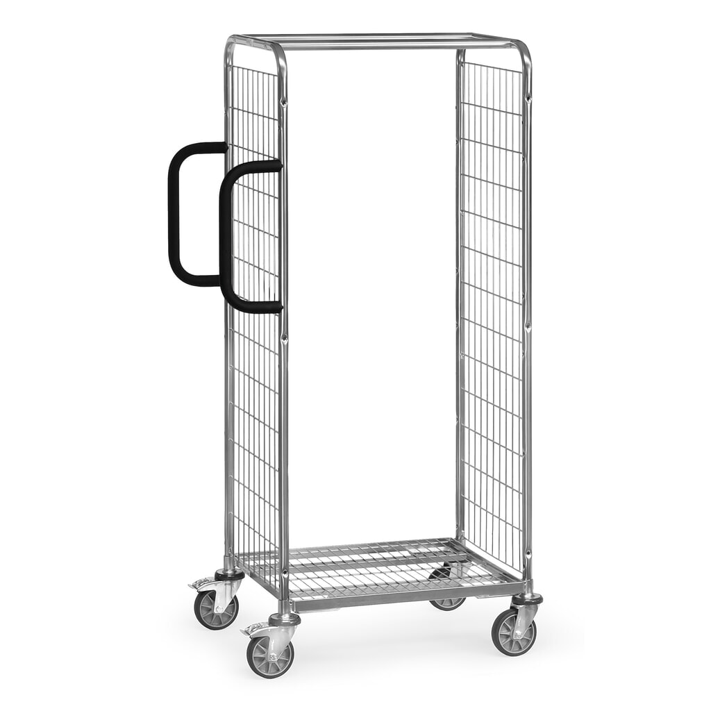 fetra® Kommissionierwagen, HxBxT 1.625 x 590 x 891 mm, TK 200 kg Produktabbildung: fetra® Kommissionierwagen, HxBxT 1.625 x 590 x 891 mm, TK 200 kg