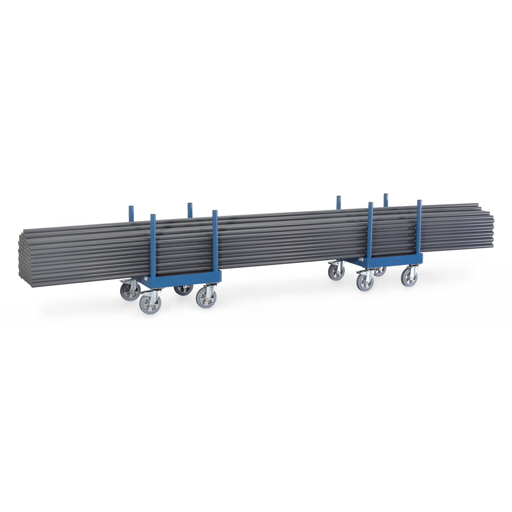 Langmaterialwagen fetra®, Rolli, Tragkraft 1.500 kg, Ladefläche BxT 510 x 510 mm Produktabbildung Nr. 2: Langmaterialwagen fetra®, Rolli, Tragkraft 1.500 kg, Ladefläche BxT 510 x 510 mm