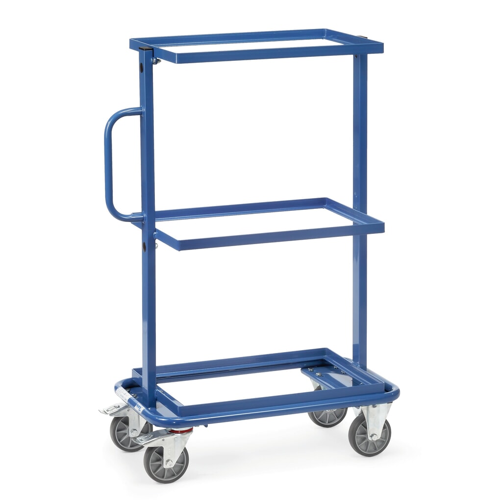 fetra® Montagewagen, offene Rahmen, starr Produktabbildung: fetra® Montagewagen, offene Rahmen, starr