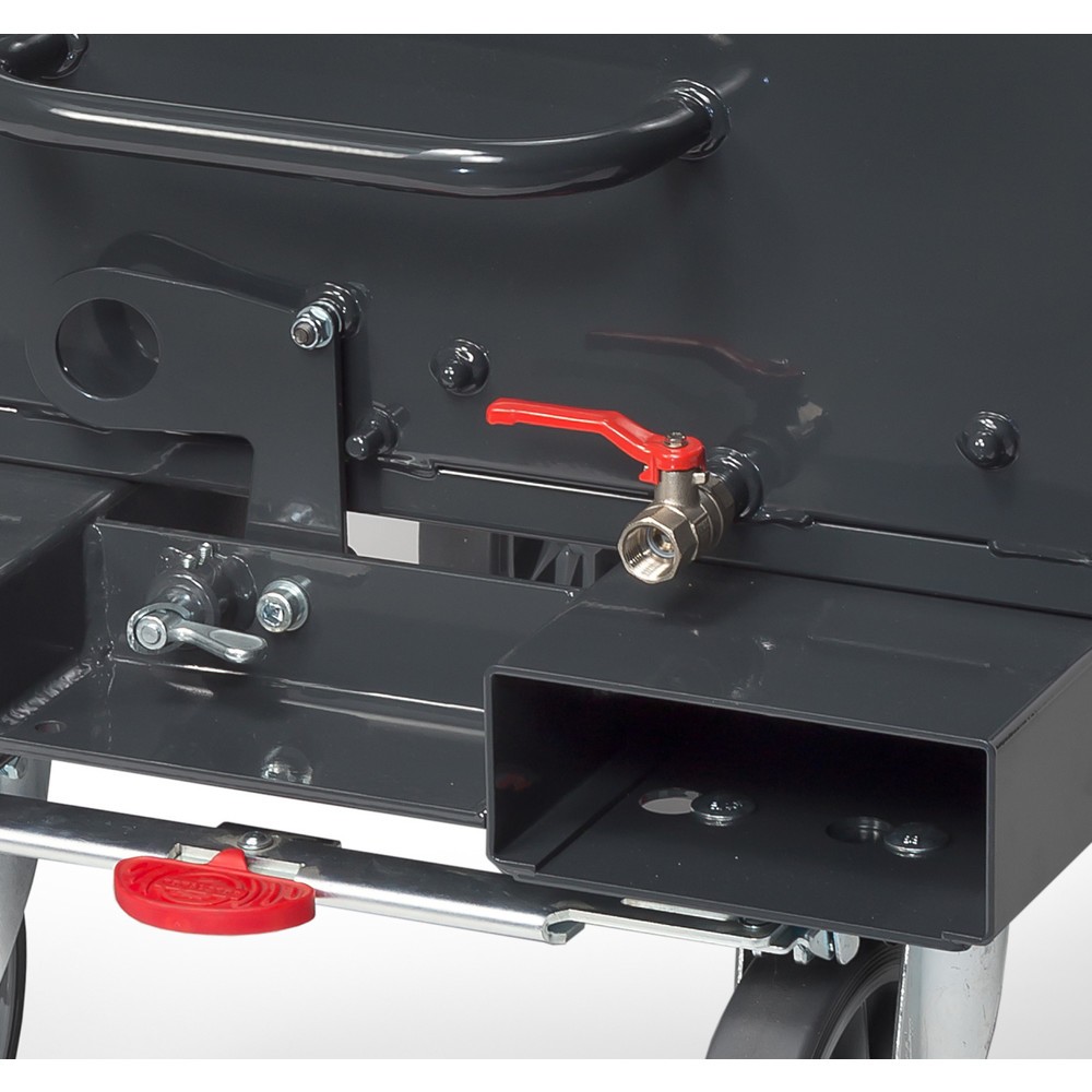 Produktabbildung Nr. 2: fetra® Muldenkipper mit Ablasshahn, Volumen 0,45 m³, RAL 7016 anthrazitgrau