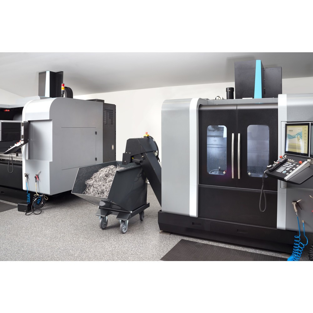 Produktabbildung Nr. 3: fetra® Muldenkipper mit Rollen, 0,45 m³, Anthrazitgrau