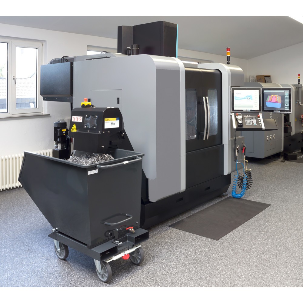 Produktabbildung Nr. 4: fetra® Muldenkipper mit Rollen, 0,45 m³, Anthrazitgrau