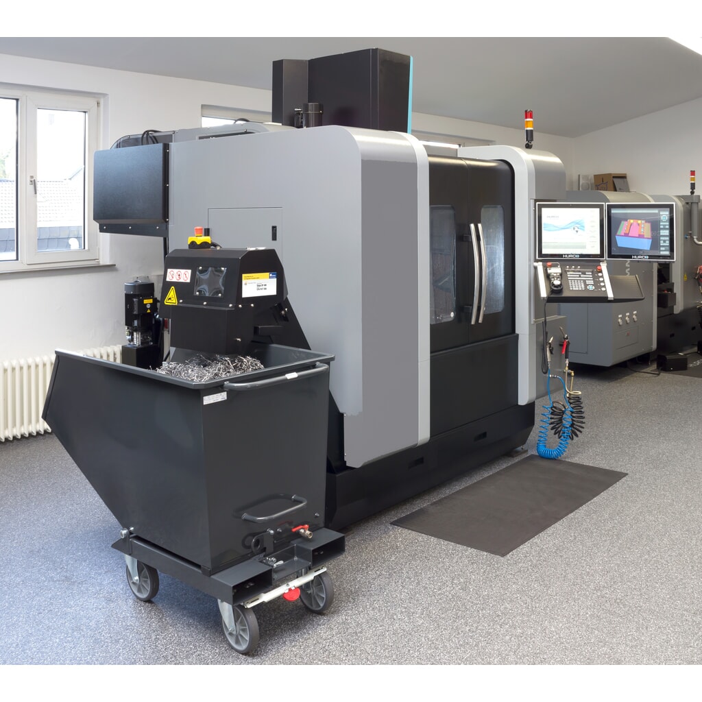 Produktabbildung Nr. 6: fetra® Muldenkipper mit Rollen, 0,25 m³, Anthrazitgrau
