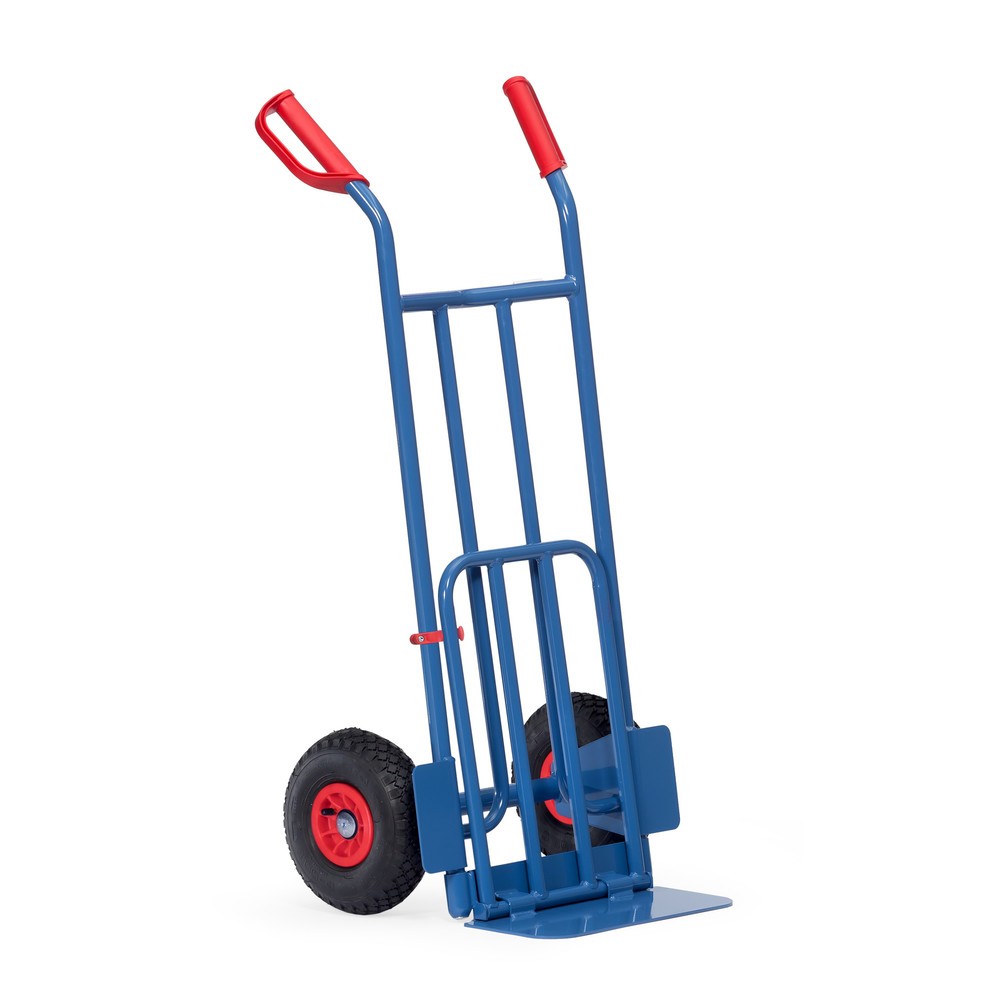 Produktabbildung Nr. 3: fetra® Paketkarre, mit Klappschaufel, TK 250 kg, Schaufel BxT 400 x 150 mm, Luft-Bereifung