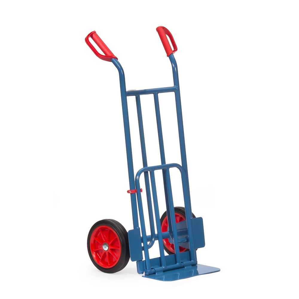 Produktabbildung Nr. 3: fetra® Paketkarre, mit Klappschaufel, TK 250 kg, Schaufel BxT 400 x 150 mm, Vollgummi-Bereifung