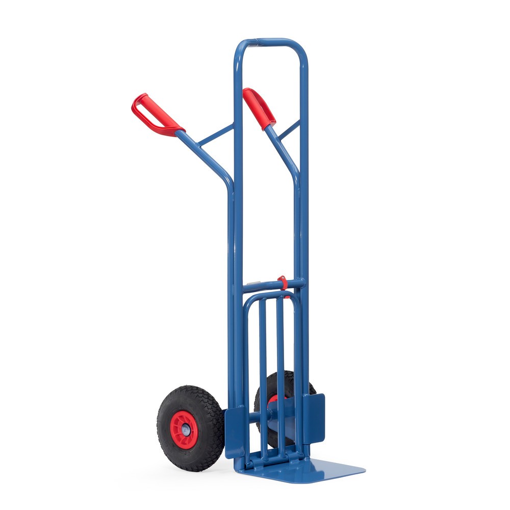 Produktabbildung Nr. 2: fetra® Paketkarre, mit Klappschaufel, TK 300 kg, Schaufel BxT 320 x 500 mm, PU-Bereifung