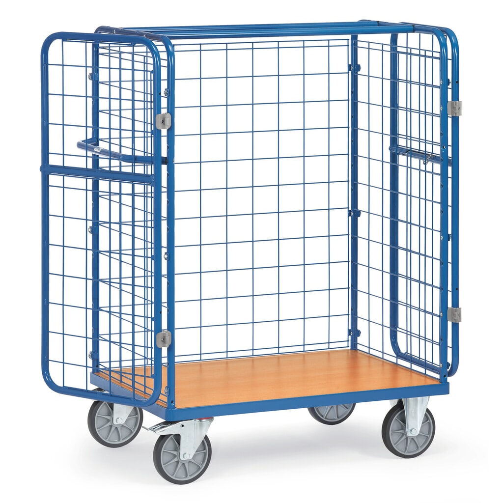 fetra® Paketwagen, Tragkraft 600 kg, Ladefläche BxT 1.000 x 600 mm, Höhe 1.552 mm Produktabbildung Nr. 3: fetra® Paketwagen, Tragkraft 600 kg, Ladefläche BxT 1.000 x 600 mm, Höhe 1.552 mm
