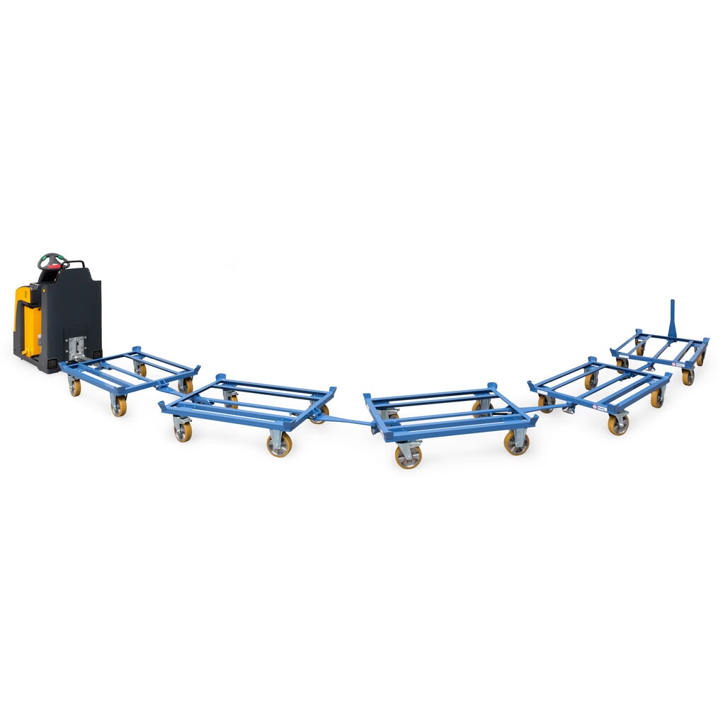 Produktabbildung Nr. 5: fetra® Palettenfahrgestell, mit Kupplung + Deichsel, TK 1.000 kg