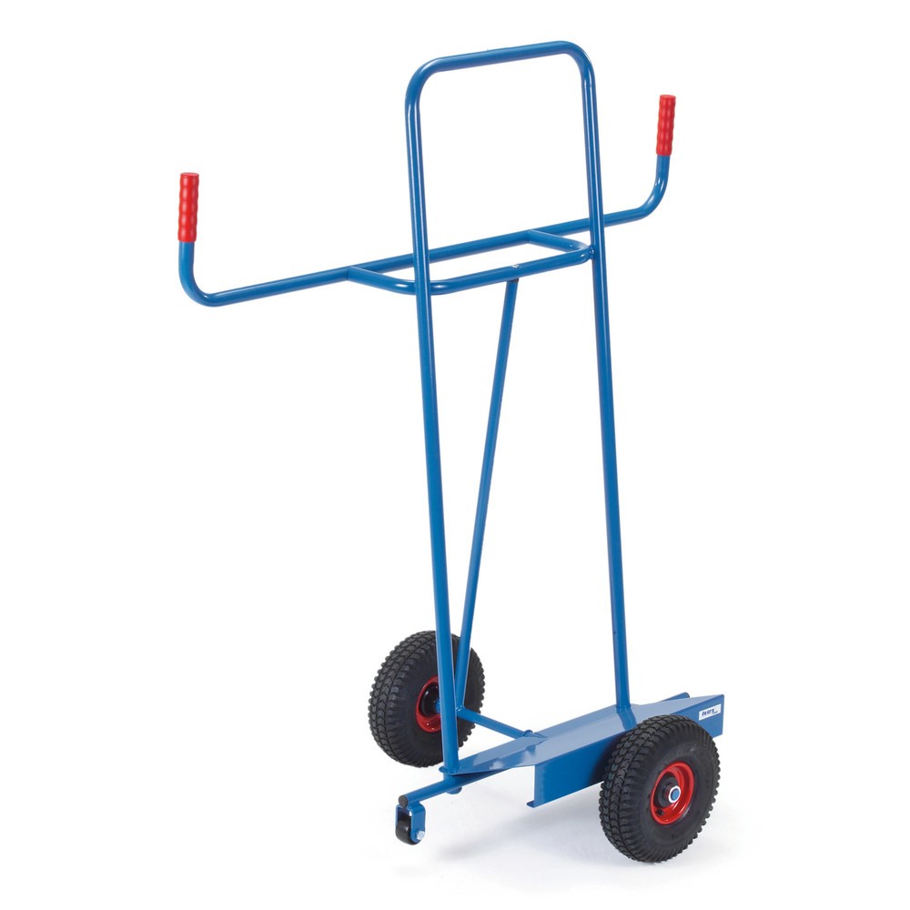 Produktabbildung: fetra® Plattenkarre, Tragkraft 400 kg, Vollgummi-Bereifung, Standard