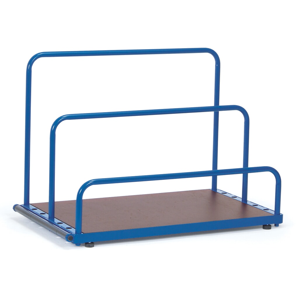 fetra® Plattenständer, ohne Bügel, Tragkraft 1.200 kg, Ladefläche BxT 1.200 x 800 mm Produktabbildung: fetra® Plattenständer, ohne Bügel, Tragkraft 1.200 kg, Ladefläche BxT 1.200 x 800 mm