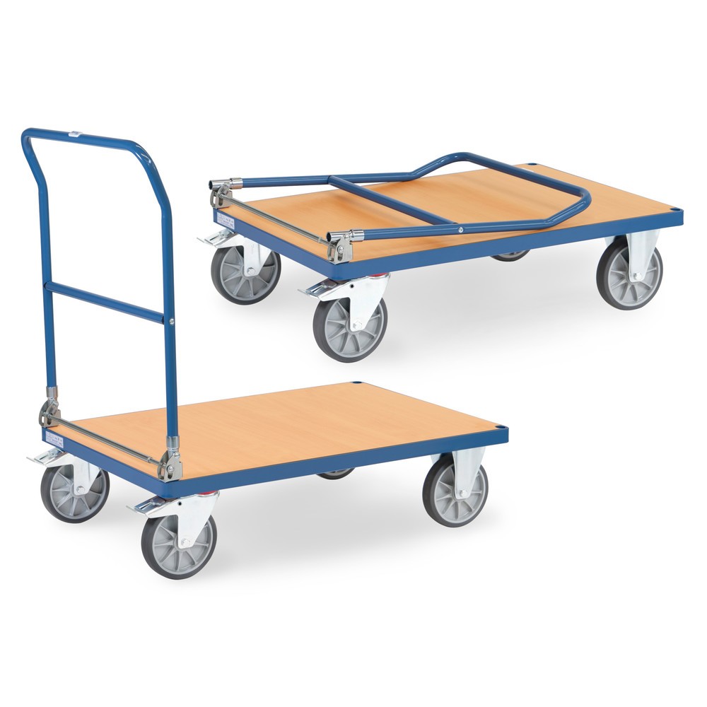 Produktabbildung Nr. 1: fetra® Plattformwagen, klappbar, TK 500 kg, Ladefläche BxT 1.000 x 700 mm