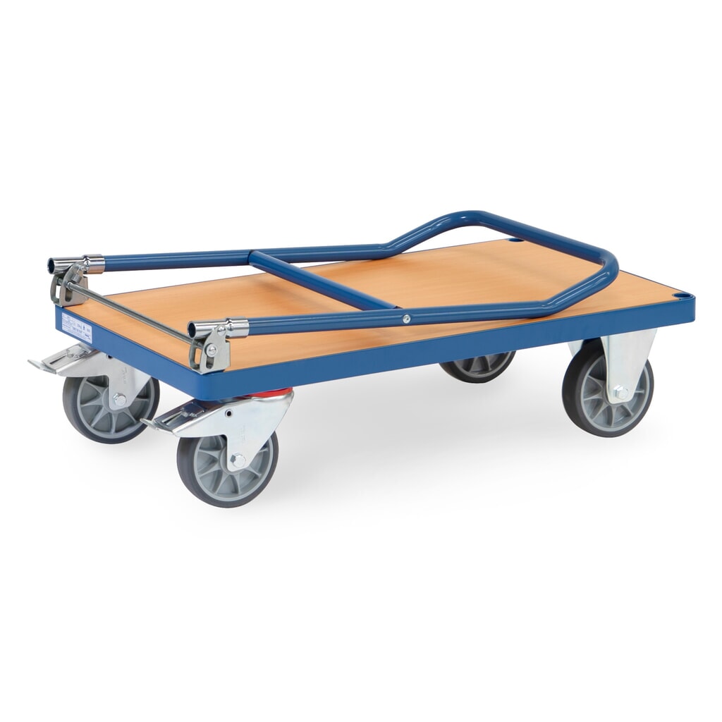 fetra® Plattformwagen, klappbar, TK 500 kg, Ladefläche BxT 850 x 500 mm Produktabbildung Nr. 3: fetra® Plattformwagen, klappbar, TK 500 kg, Ladefläche BxT 850 x 500 mm