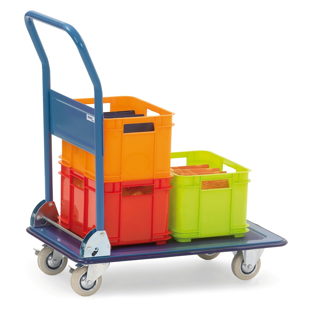 Produktabbildung Nr. 2: fetra® Plattformwagen mit Stahl-Plattform 750 x 480 mm, TK 150 kg