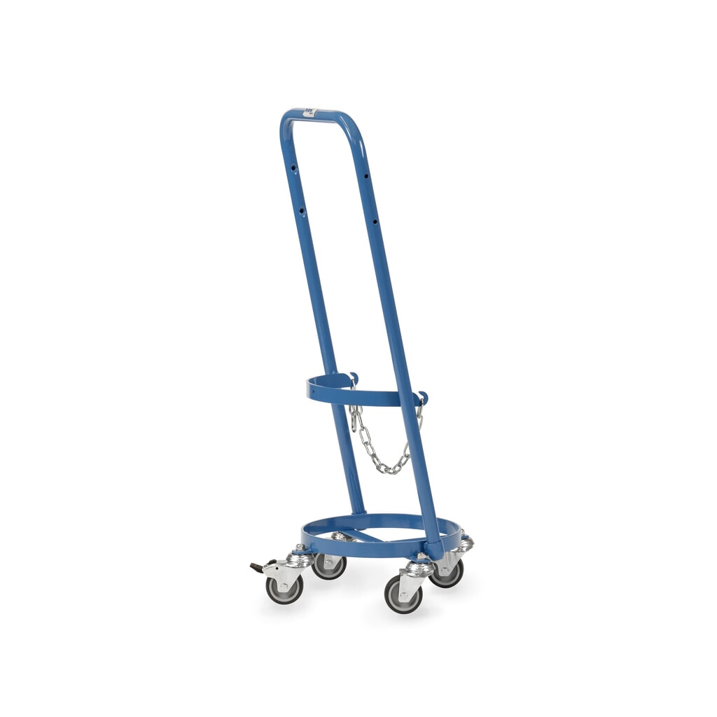 fetra® Propangasflaschen-Roller, für 1 Flasche à 11 kg Produktabbildung: fetra® Propangasflaschen-Roller, für 1 Flasche à 11 kg