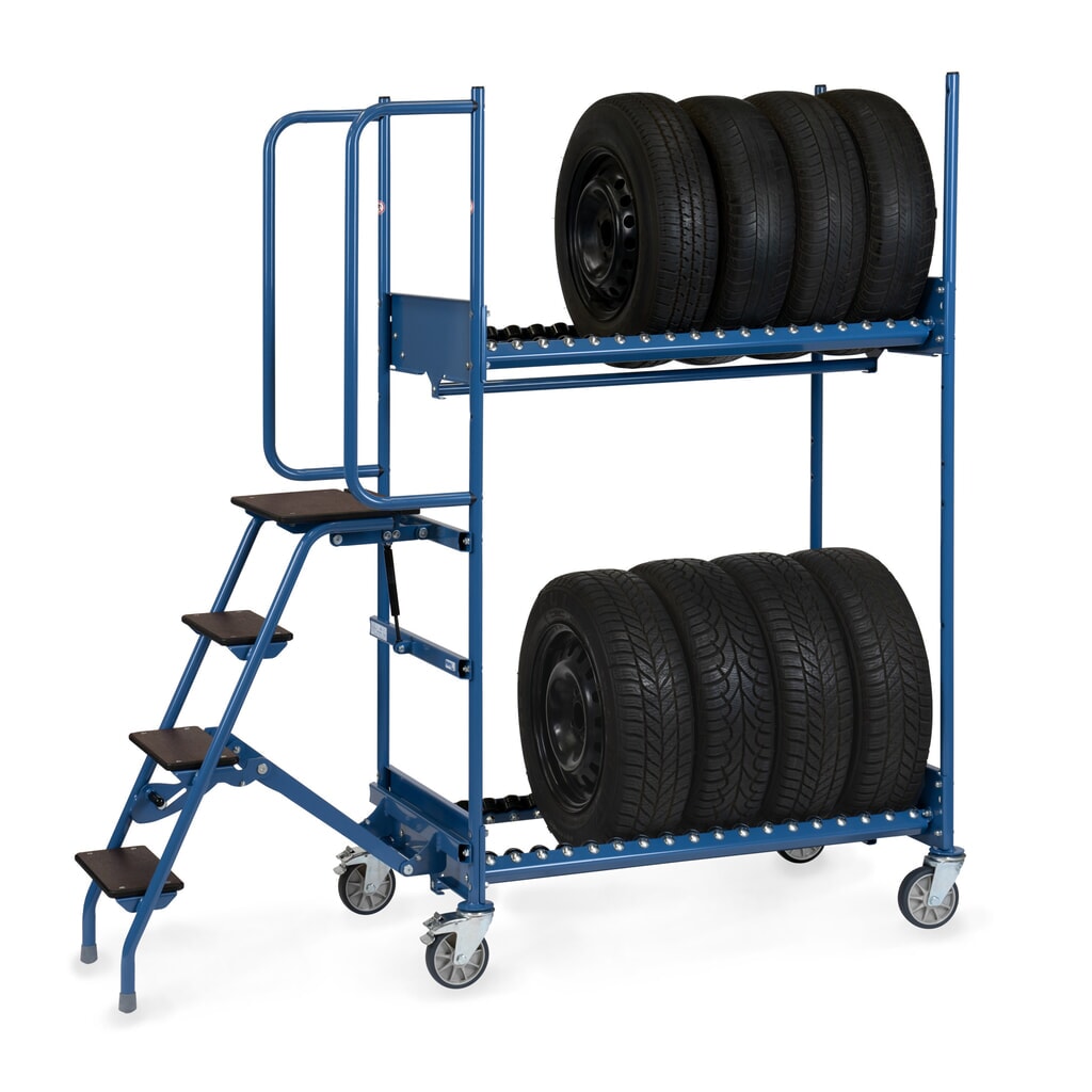 fetra® Reifen-Kommissionierwagen Produktabbildung Nr. 2: fetra® Reifen-Kommissionierwagen