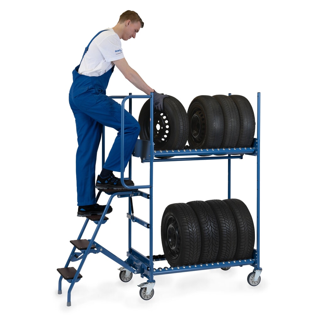 fetra® Reifen-Kommissionierwagen Produktabbildung Nr. 5: fetra® Reifen-Kommissionierwagen