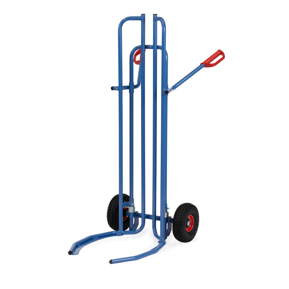 Produktabbildung: fetra® Reifenkarre aus Stahl, Tragkraft 200 kg, für 8 SUV-Reifen, Luft-Bereifung