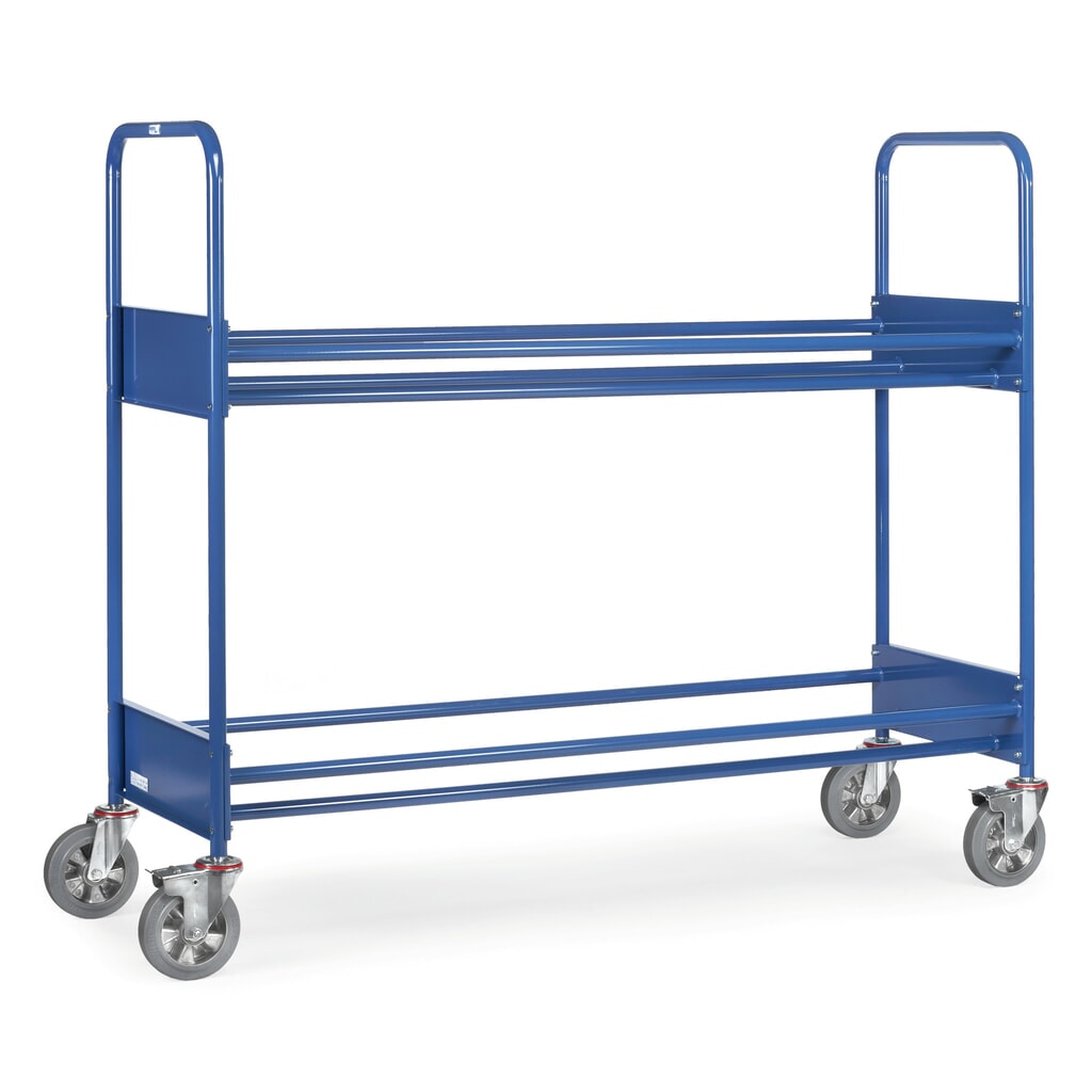 fetra® Reifenwagen, Tragkraft 500 kg, HxBxL 1.670 x 670 x 1.990 mm Produktabbildung Nr. 3: fetra® Reifenwagen, Tragkraft 500 kg, HxBxL 1.670 x 670 x 1.990 mm