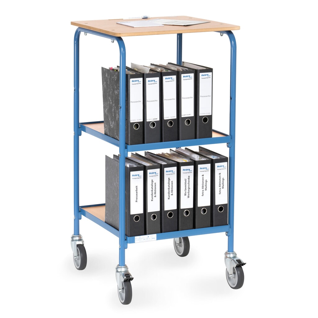 Produktabbildung Nr. 3: fetra® Rollpult, Tragkraft 100 kg, 2 Ablageböden