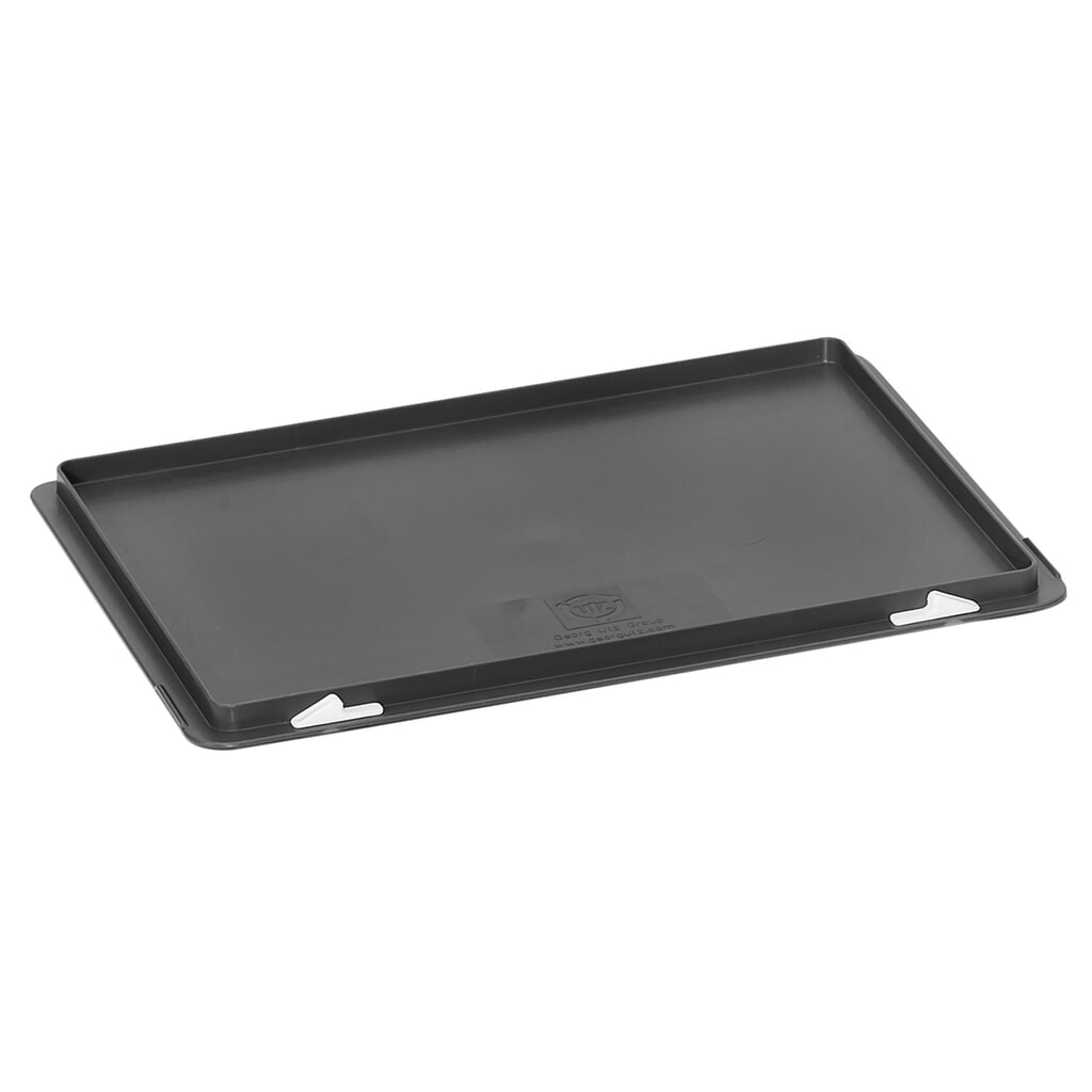 fetra® Scharnier-Deckel für Kunststoffkasten Produktabbildung: fetra® Scharnier-Deckel für Kunststoffkasten
