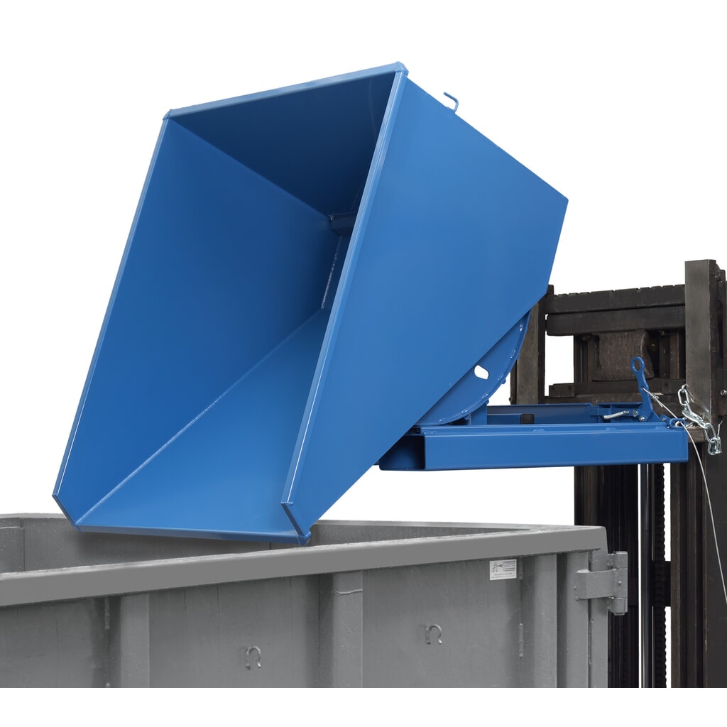 fetra® Selbstkipper mit Ablasshahn, Behälter Volumen 350 l, Tragkraft 1.000 kg Produktabbildung Nr. 4: fetra® Selbstkipper mit Ablasshahn, Behälter Volumen 350 l, Tragkraft 1.000 kg