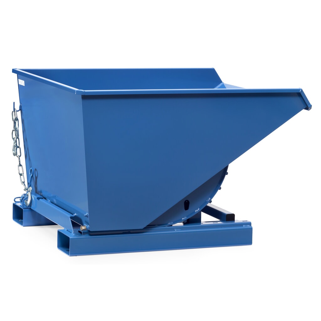 fetra® Selbstkipper, Behälter Volumen 350 l, Tragkraft 1.000 kg Produktabbildung: fetra® Selbstkipper, Behälter Volumen 350 l, Tragkraft 1.000 kg