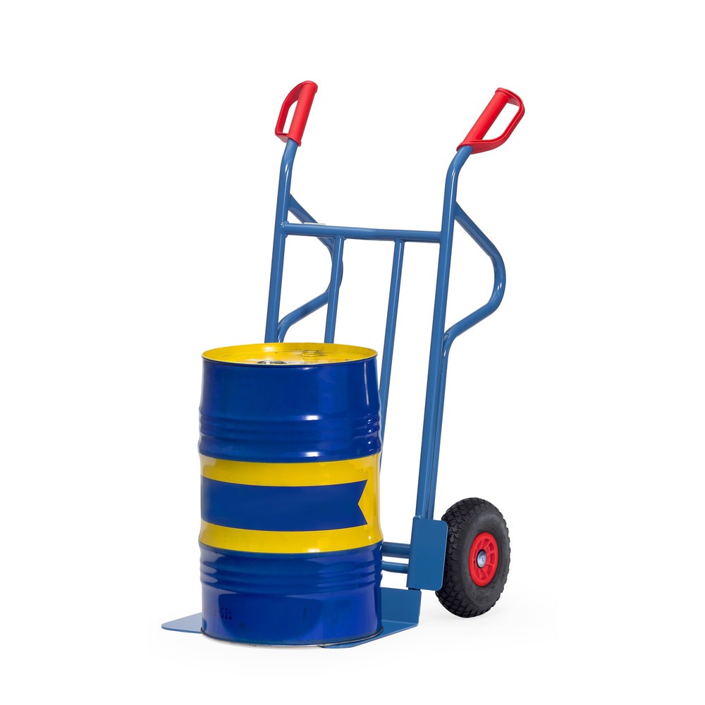 Produktabbildung Nr. 3: fetra® Stapelkarre, Höhe 1.200 mm, Tragkraft 350 kg, Schaufel BxT 480 x 300 mm, mit Ablagebügeln, PU-Bereifung