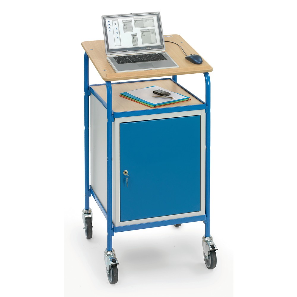 Produktabbildung Nr. 2: fetra® Stehpult Premium mit Schrank, 1 fester + 2 verstellbare Böden