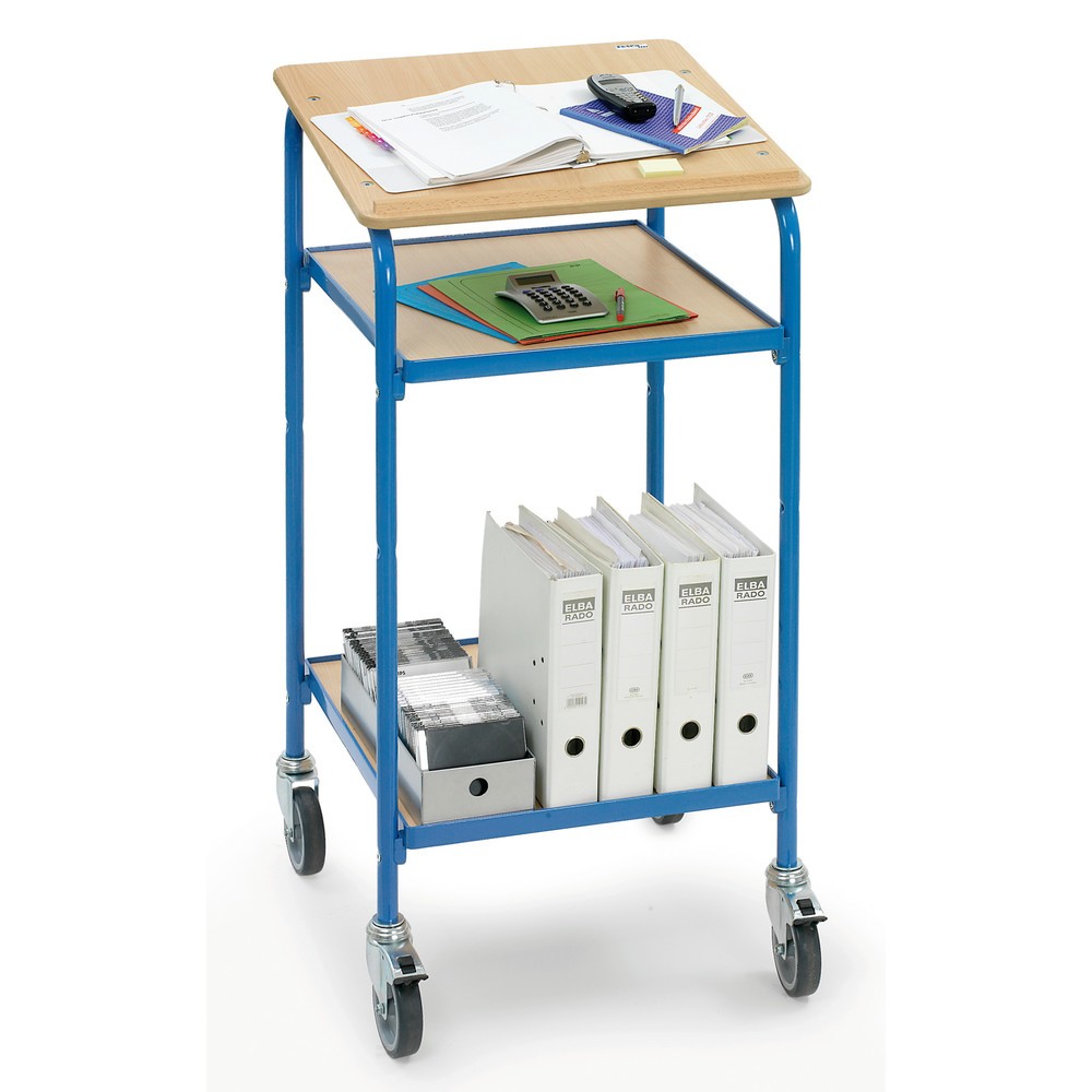 Produktabbildung Nr. 2: fetra® Stehpult Premium, offen, 2 Ablageböden