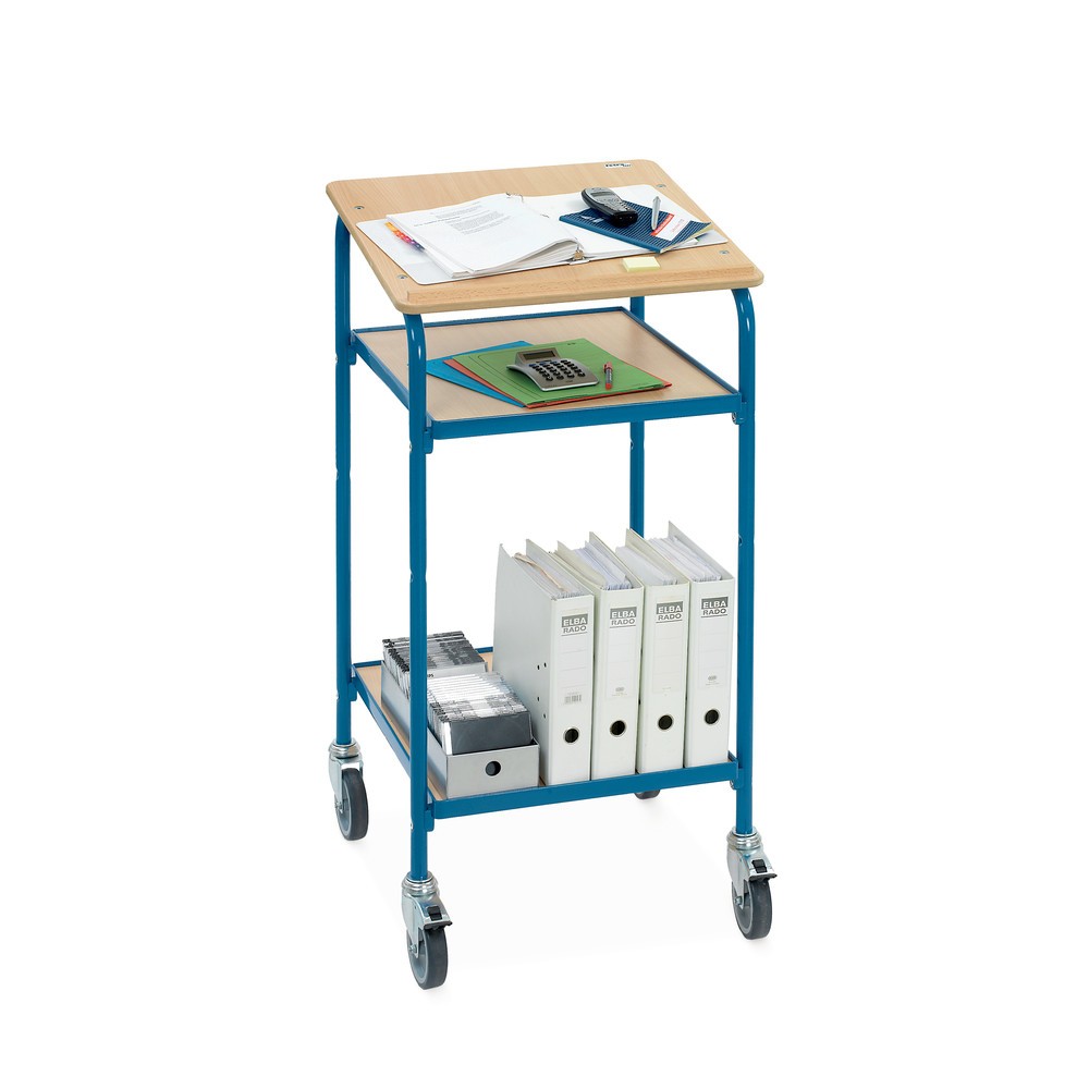 Produktabbildung Nr. 3: fetra® Stehpult Premium, offen, 2 Ablageböden
