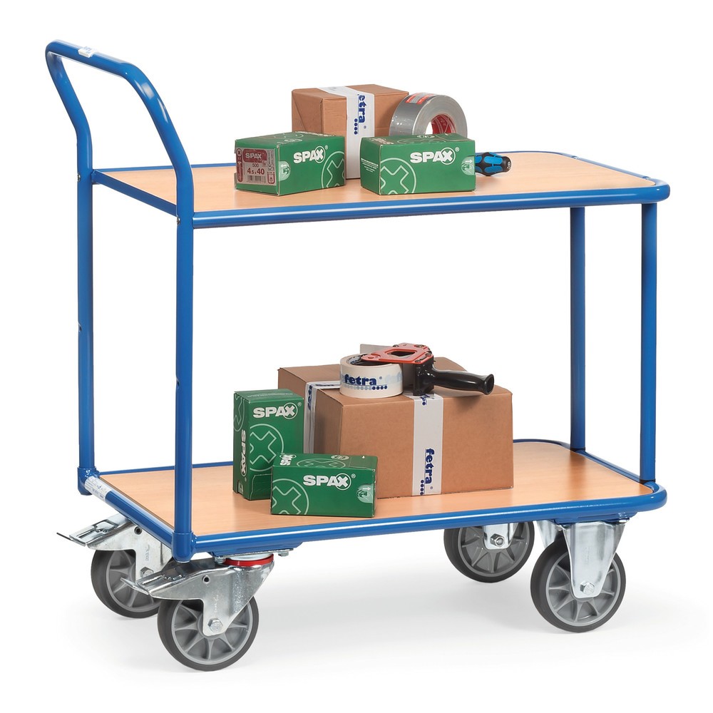 Produktabbildung Nr. 2: fetra® Tischwagen, TK 400 kg, 2 Etagen à 1.000 x 700 mm