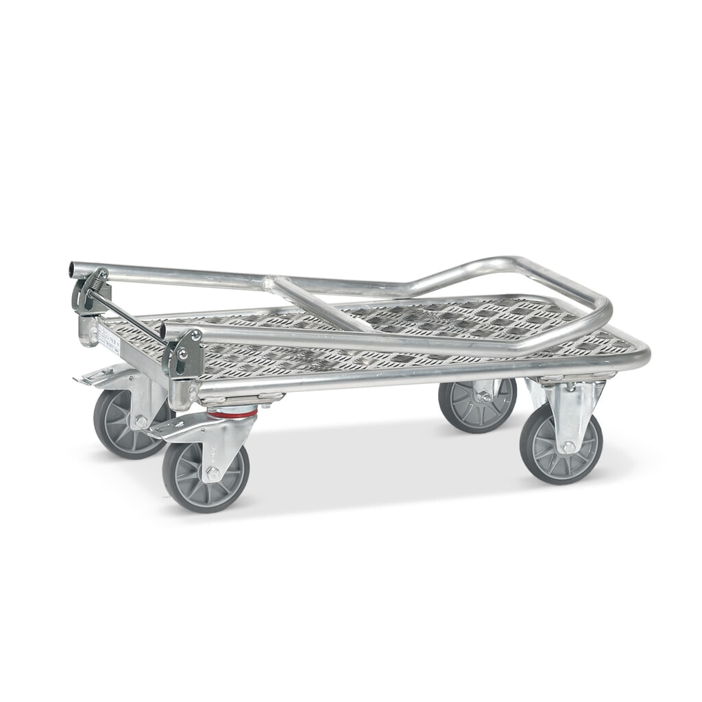 fetra® Transportwagen aus Aluminium, Ladefläche BxT 450 x 720 mm Produktabbildung Nr. 4: fetra® Transportwagen aus Aluminium, Ladefläche BxT 450 x 720 mm