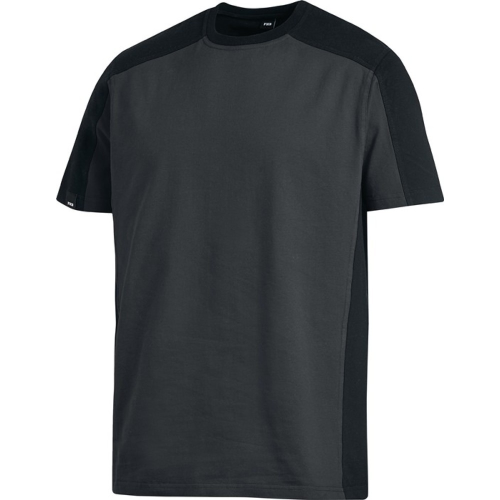 Produktabbildung: FHB T-Shirt MARC Gr.L anthrazit/schwarz FHB