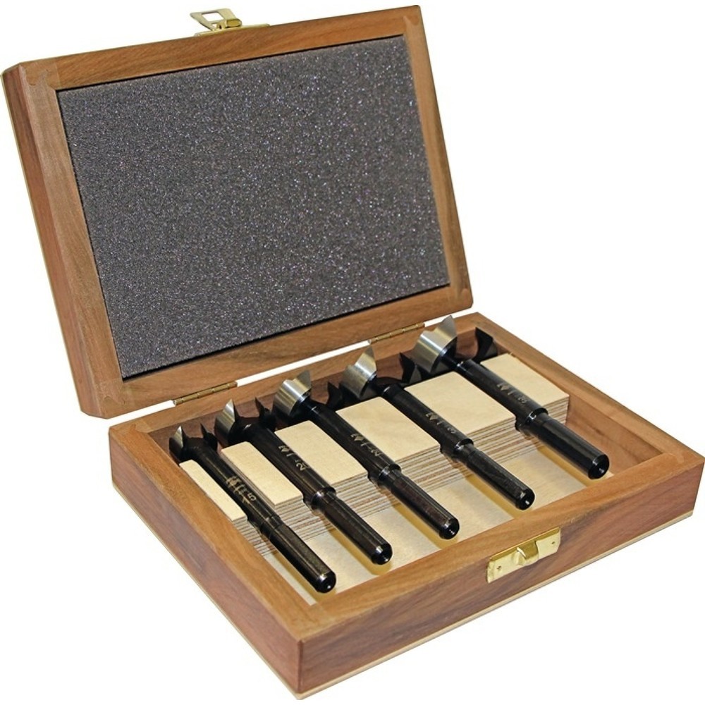Produktabbildung: FISCH-TOOLS Forstnerbohrersatz Black Shark 5-tlg.D.15,20,25,30,35mm