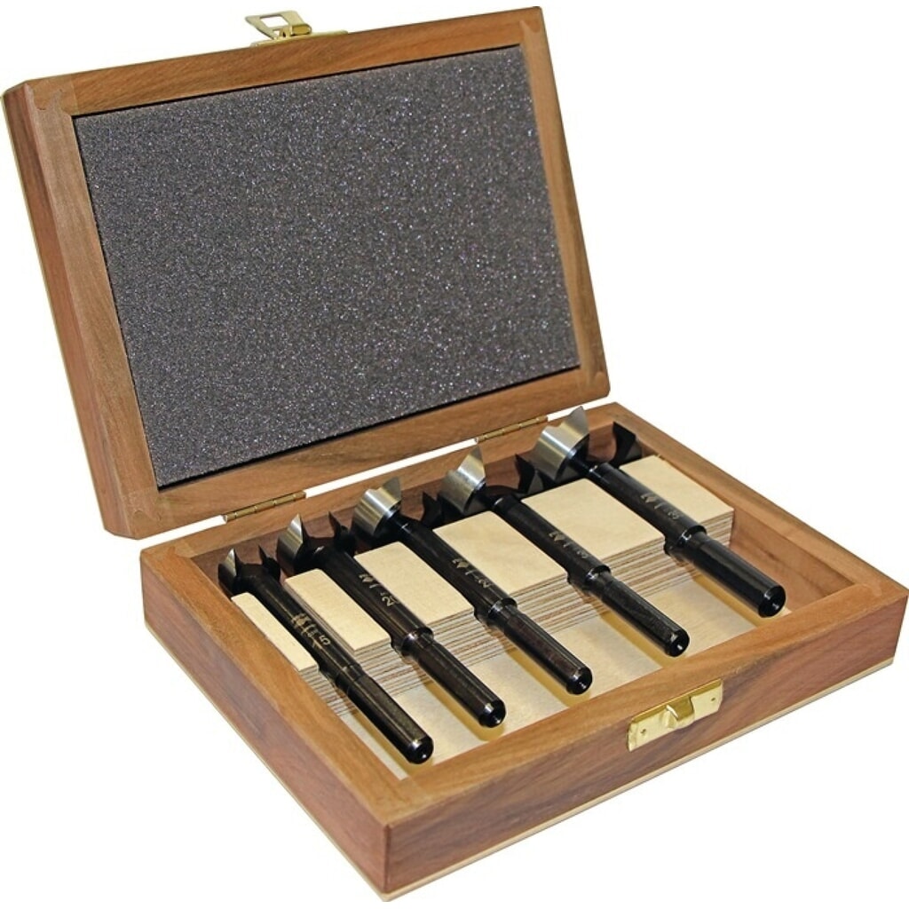 Produktabbildung: FISCH-TOOLS Forstnerbohrersatz Black Shark 5-tlg.D.15,20,25,30,35mm