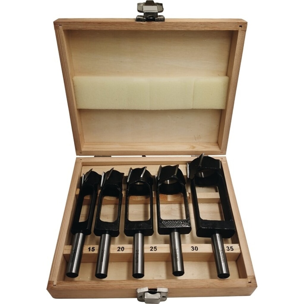 FISCH-TOOLS Scheibenschneidersatz, 13 mm Schaft, 5-teilig Produktabbildung: FISCH-TOOLS Scheibenschneidersatz, 13 mm Schaft, 5-teilig
