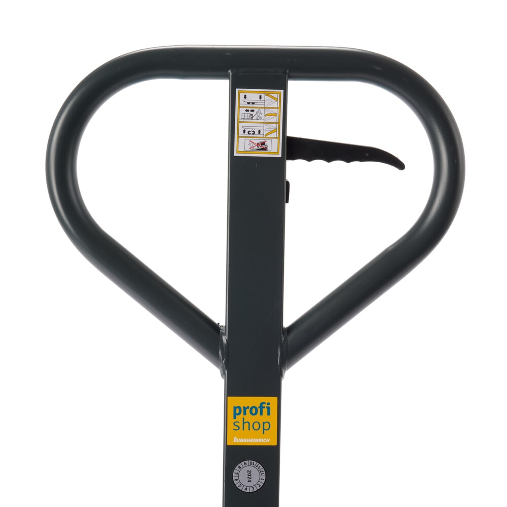 Produktabbildung Nr. 2: Flach-Handhubwagen Ameise® PTM 1.5 Low, Tragfähigkeit 1.500 kg, Gabellänge 1.150 mm, Vollgummi/Polyurethan, Tandemrollen