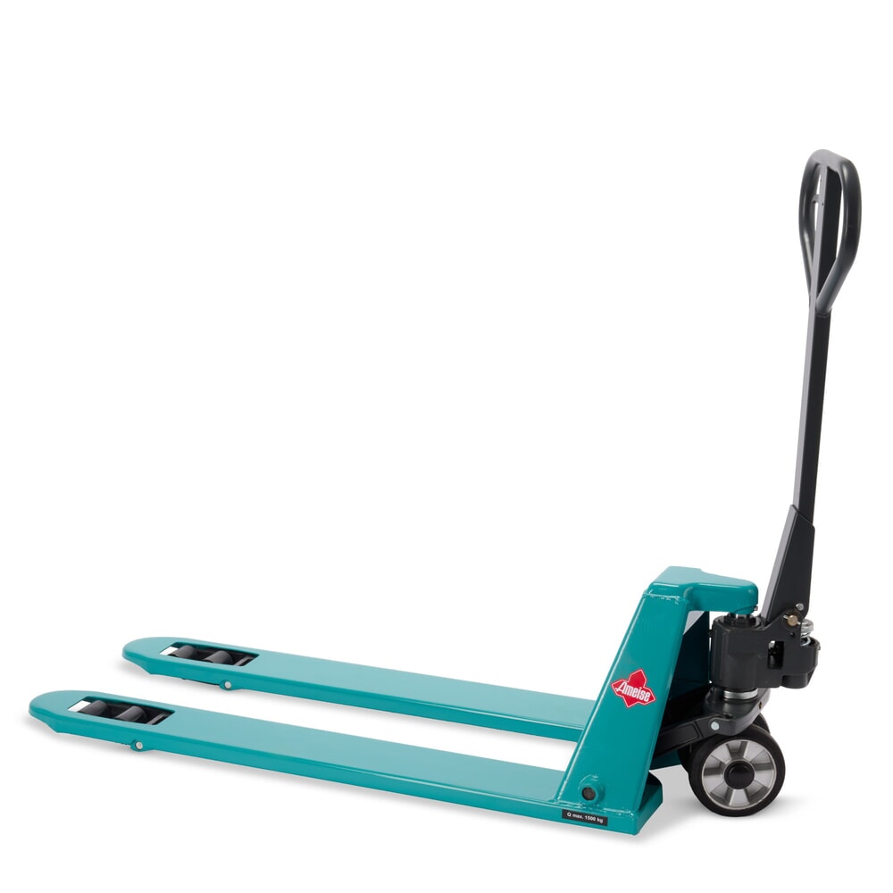 Produktabbildung Nr. 4: Flach-Handhubwagen Ameise® PTM 1.5 Low, Tragfähigkeit 1.500 kg, Gabellänge 1.150 mm, Vollgummi/Polyurethan, Tandemrollen
