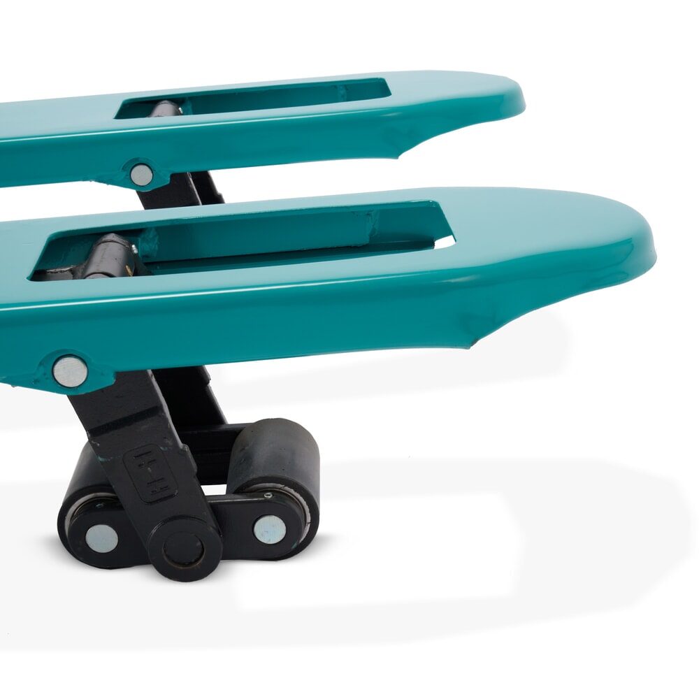 Produktabbildung Nr. 8: Flach-Handhubwagen Ameise® PTM 1.5 Low, Tragfähigkeit 1.500 kg, Gabellänge 1.150 mm, Vollgummi/Polyurethan, Tandemrollen