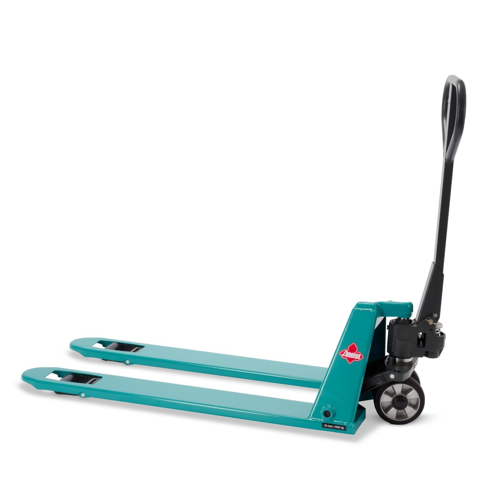 Flach-Handhubwagen Ameise® PTM 1.5 Low, Tragfähigkeit 1.500 kg, Gabellänge 1.150 mm, Vollgummi/Polyurethan Produktabbildung Nr. 3: Flach-Handhubwagen Ameise® PTM 1.5 Low, Tragfähigkeit 1.500 kg, Gabellänge 1.150 mm, Vollgummi/Polyurethan