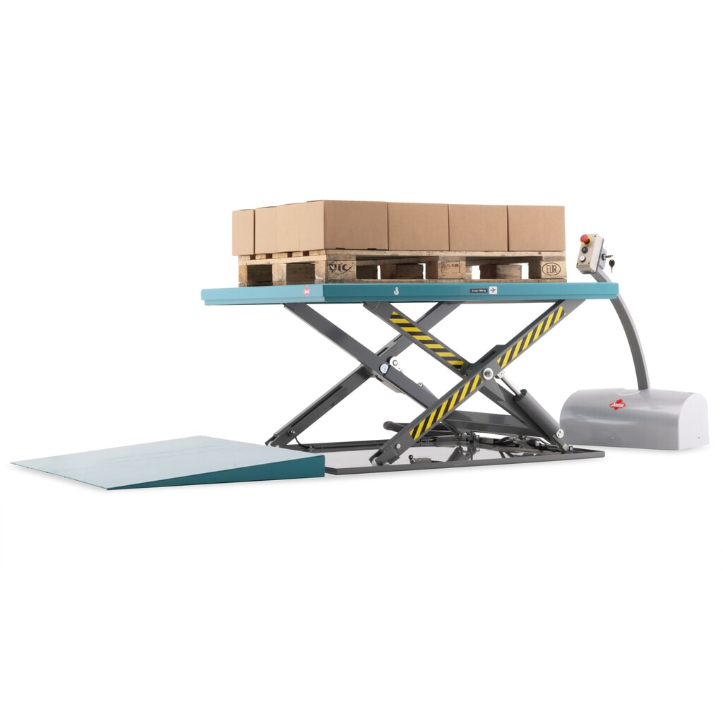 Produktabbildung Nr. 3: Flach-Scheren-Hubtisch Ameise® SLT 1.0, geschlossen, elektrisch, Tragkraft 1.000 kg, Plattform à 1.450 x 1.140 mm