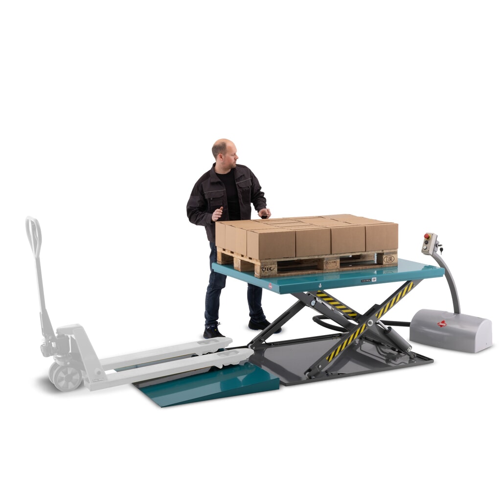 Produktabbildung Nr. 5: Flach-Scheren-Hubtisch Ameise® SLT 1.0, geschlossen, elektrisch, Tragkraft 1.000 kg, Plattform à 1.450 x 1.140 mm